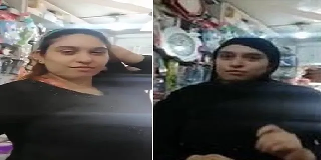 Indian Pakistani Muslim Girls Naked - Pakistani Muslim lady showing big boobs in shop